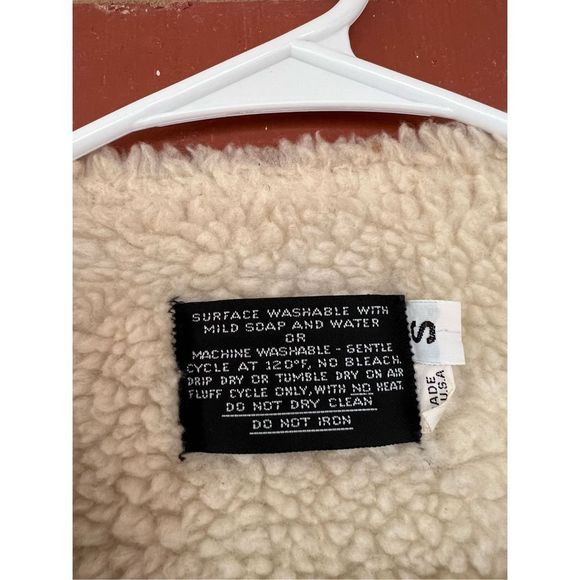 Vintage Sherpa Vest 1970s - Picture 2 of 5